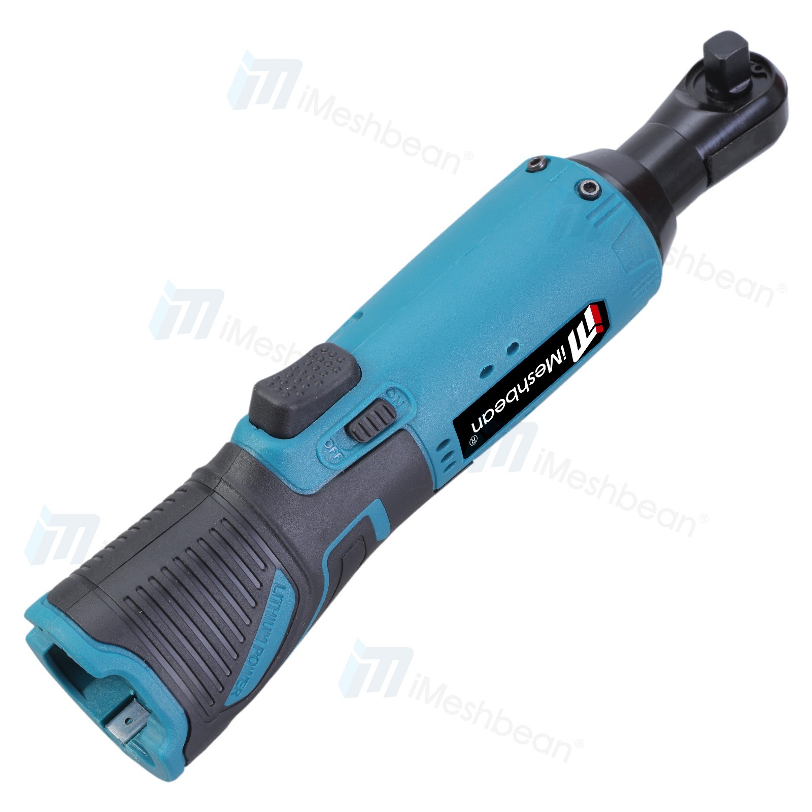 12V 3/8″ Cordless Electric Ratchet Socket impact Wrench Right Angle Battery 60Nm