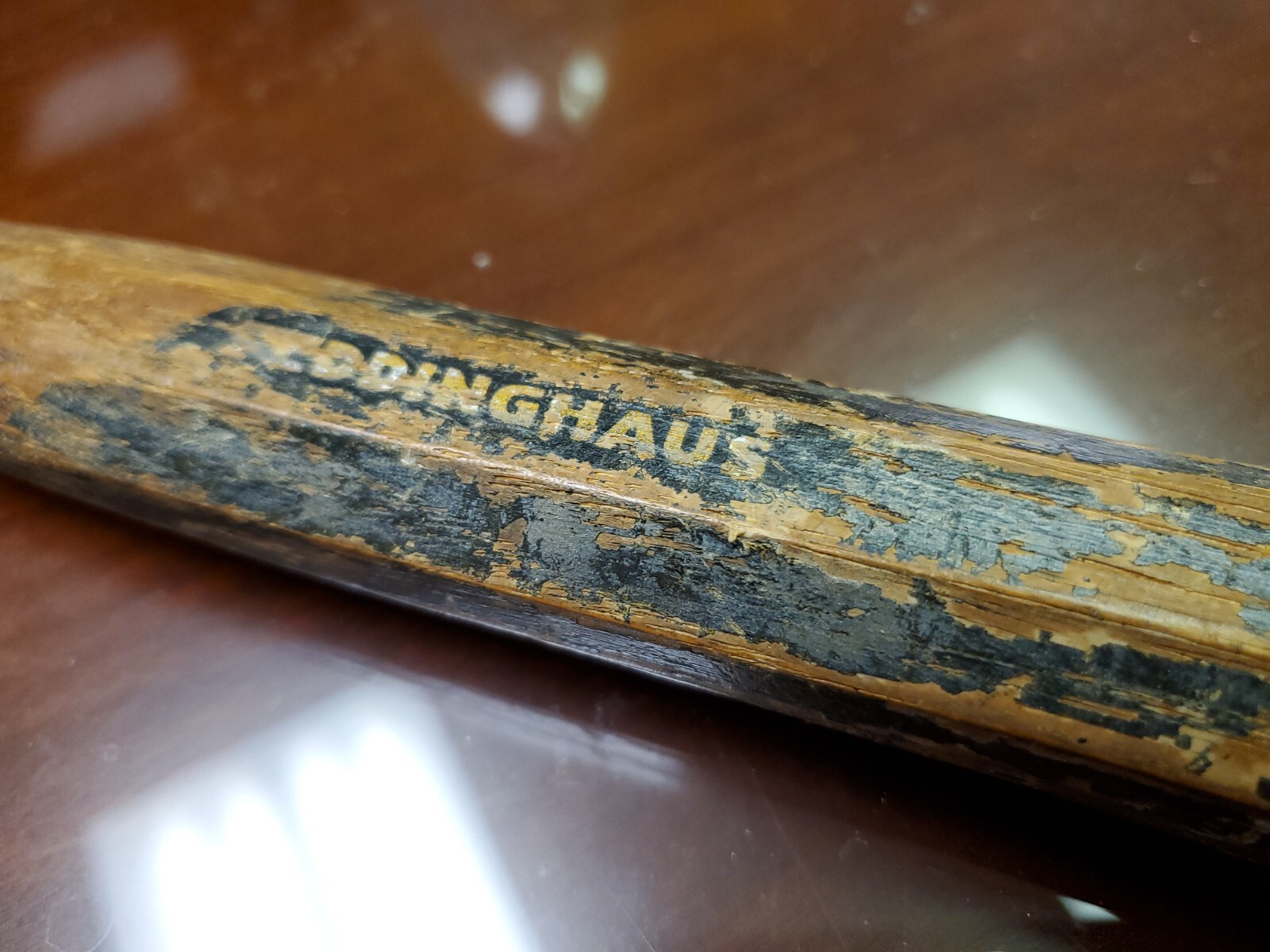 PEDDINGHAUS Auto Body Shrinking Hammer Hickory Handle Made In Germany Vintage
