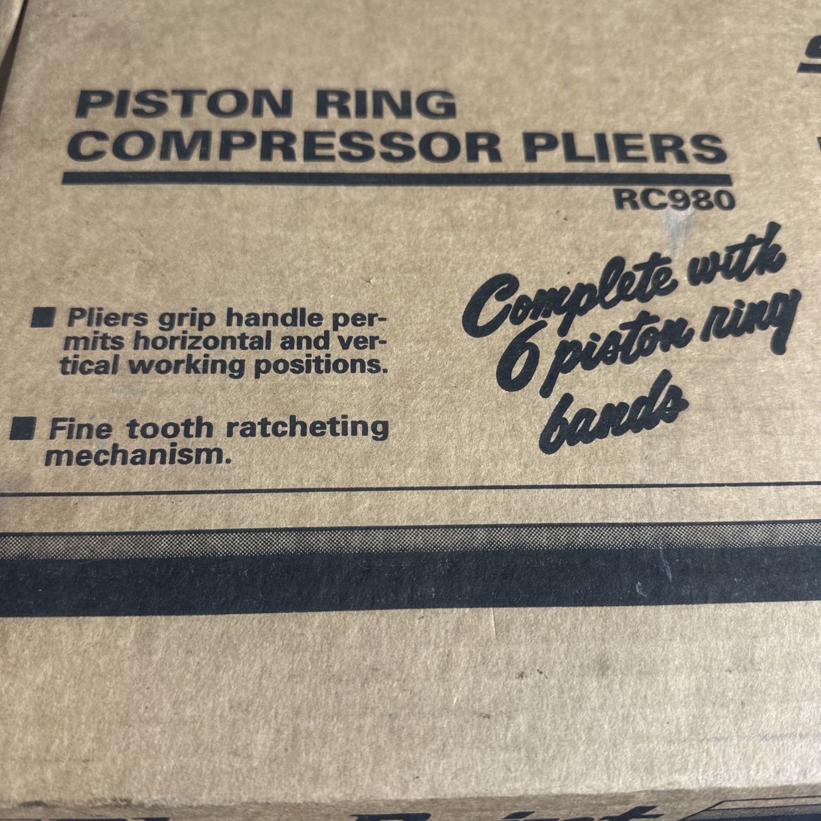 Blue Point By Snap On Piston Ring Compressor Pliers Set RC980 New