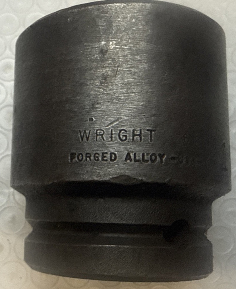 Wright Tools 1-1/2″ 6PT 3/4″ Dr Impact Socket #6848 USA Made Lightly Used