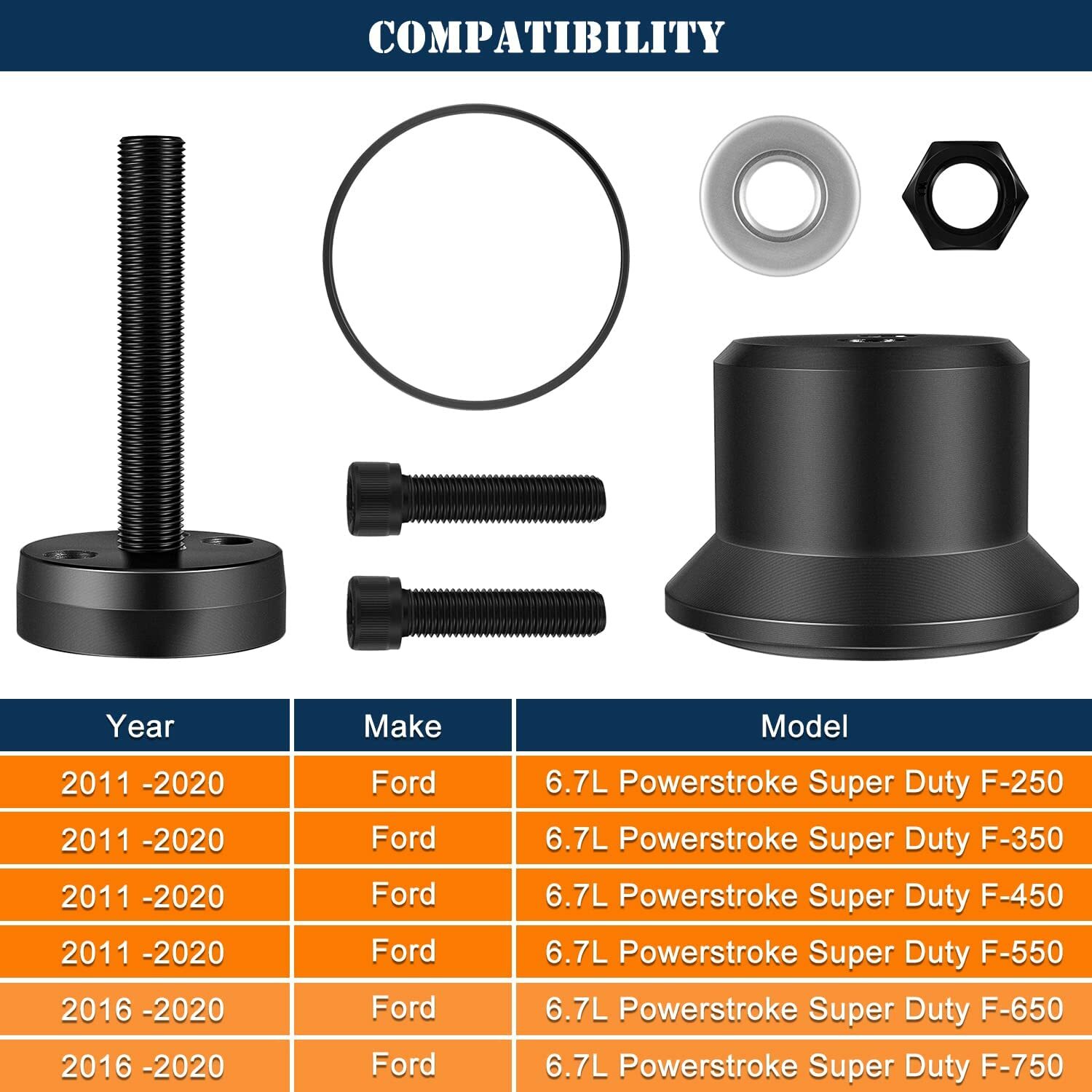 303-1509-01 Front Crankshaft Seal Installer ST-137B For Ford 6.7L Power Stroke
