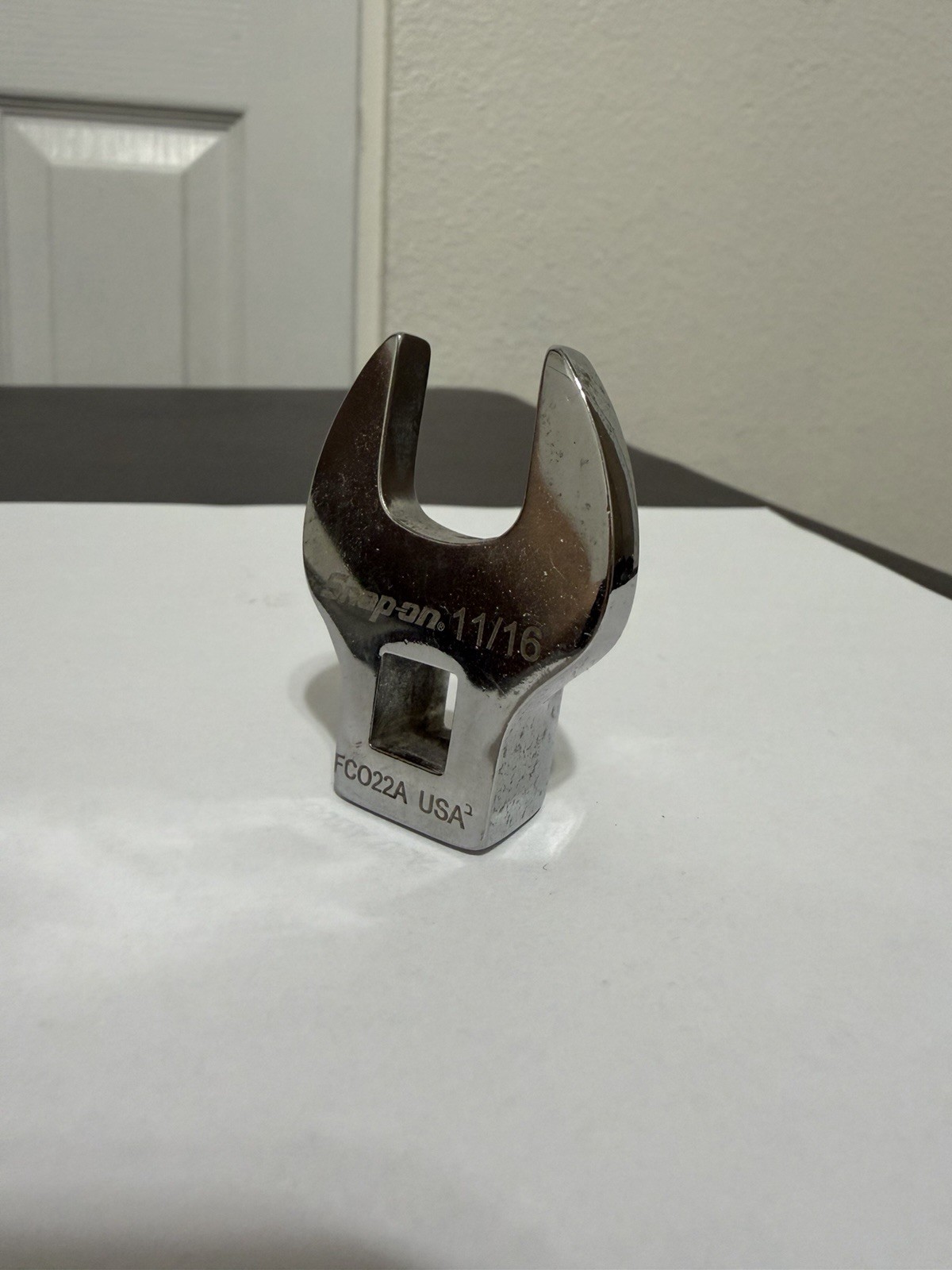 SNAP ON 3/8″ Drive SAE 11/16″ Open-End Crowfoot Wrench FCO22A
