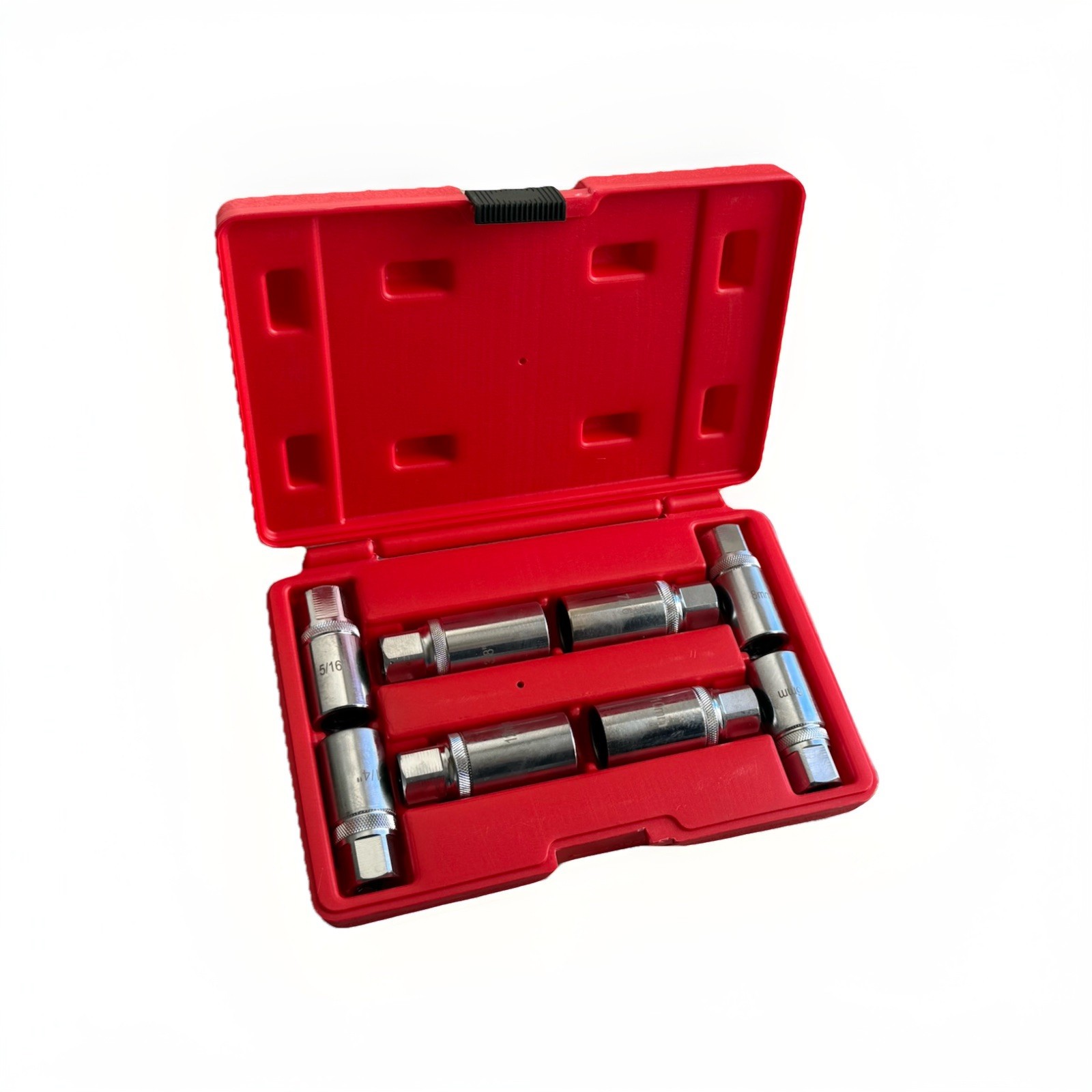 8pcs SAE/MM Socket Stud Screw Extractor Removal Installer w/Inner Roller Grip