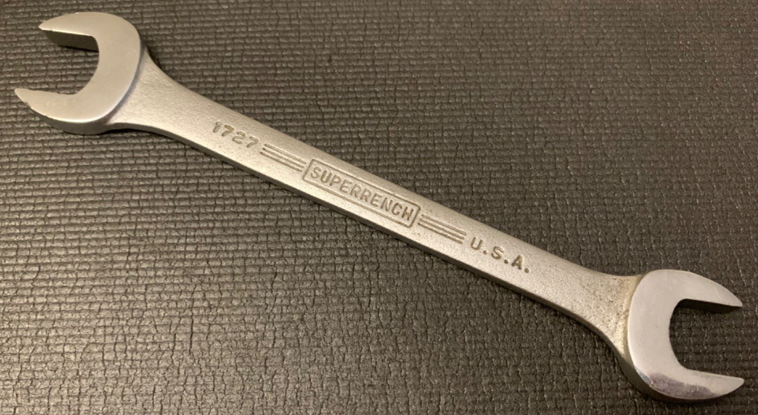 Williams Superrench 1727 Double Open End Wrench 5/8 x 9/16 Made in USA