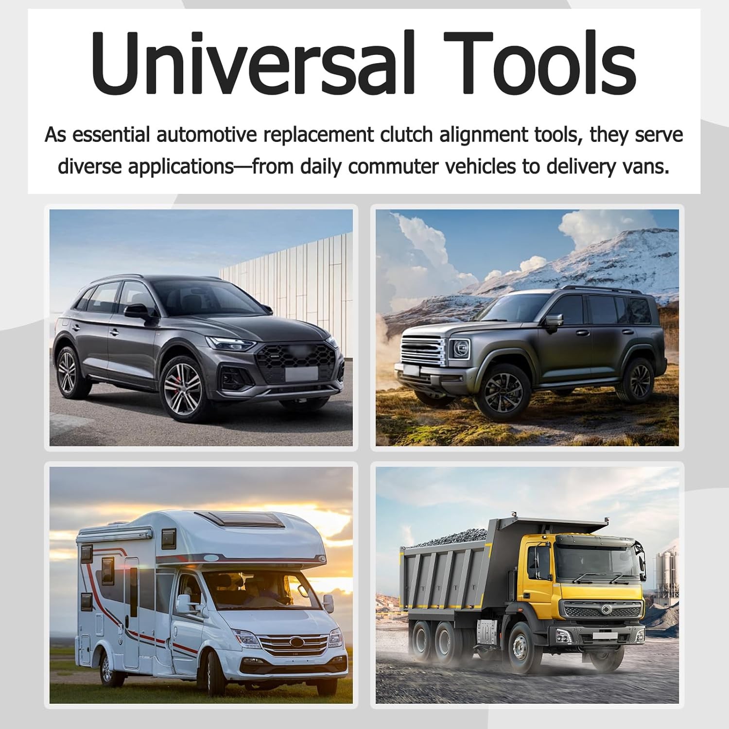 Car Clutch Alignment Tool Kit for Single Disc Clutch Plate Alignment