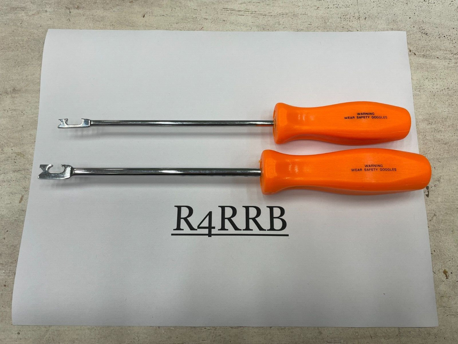 Snap-on Tools USA NEW 2pc ORANGE Hard Handle Push-Pull Spring Tool Lot Set