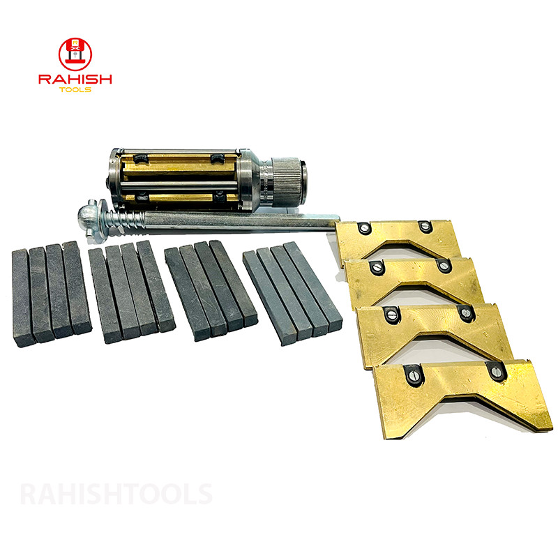 Cylinder Engine Hone Kit 2-1/2″ To 5-1/2″ Honing Machine + 4 Grit Stones