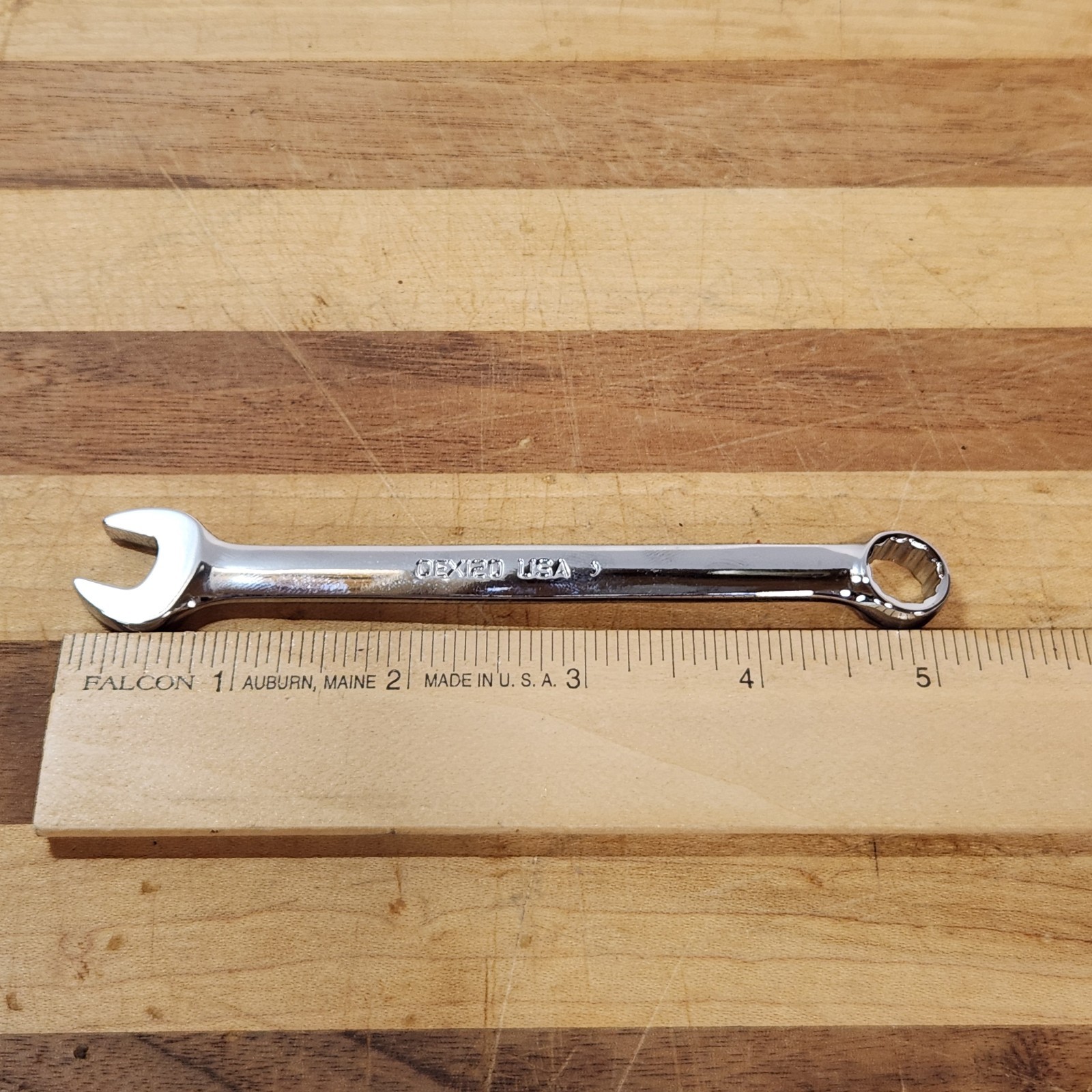 Snap On 3/8″ Short Combination Wrench 12 Point OEX120 USA Military surplus nice