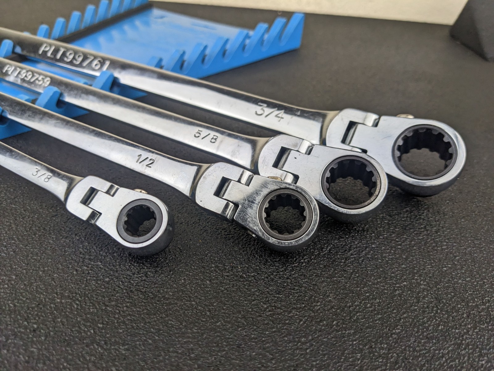 #bo130 Platinum XXL Reversible SAE Ratcheting Flex-Head Wrenches 99750