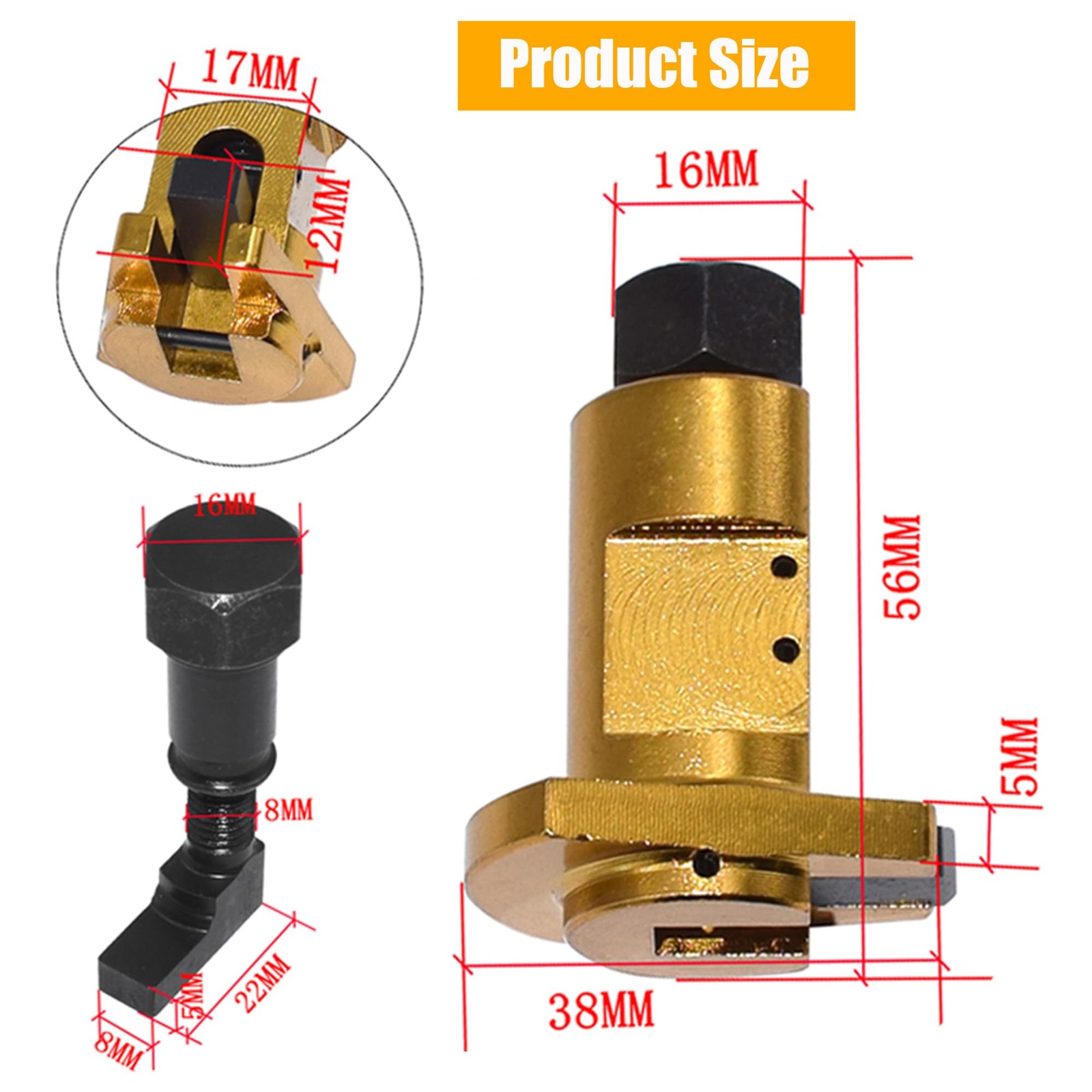 Yuesstloo Strut Spreader Tool Universal, – Universal