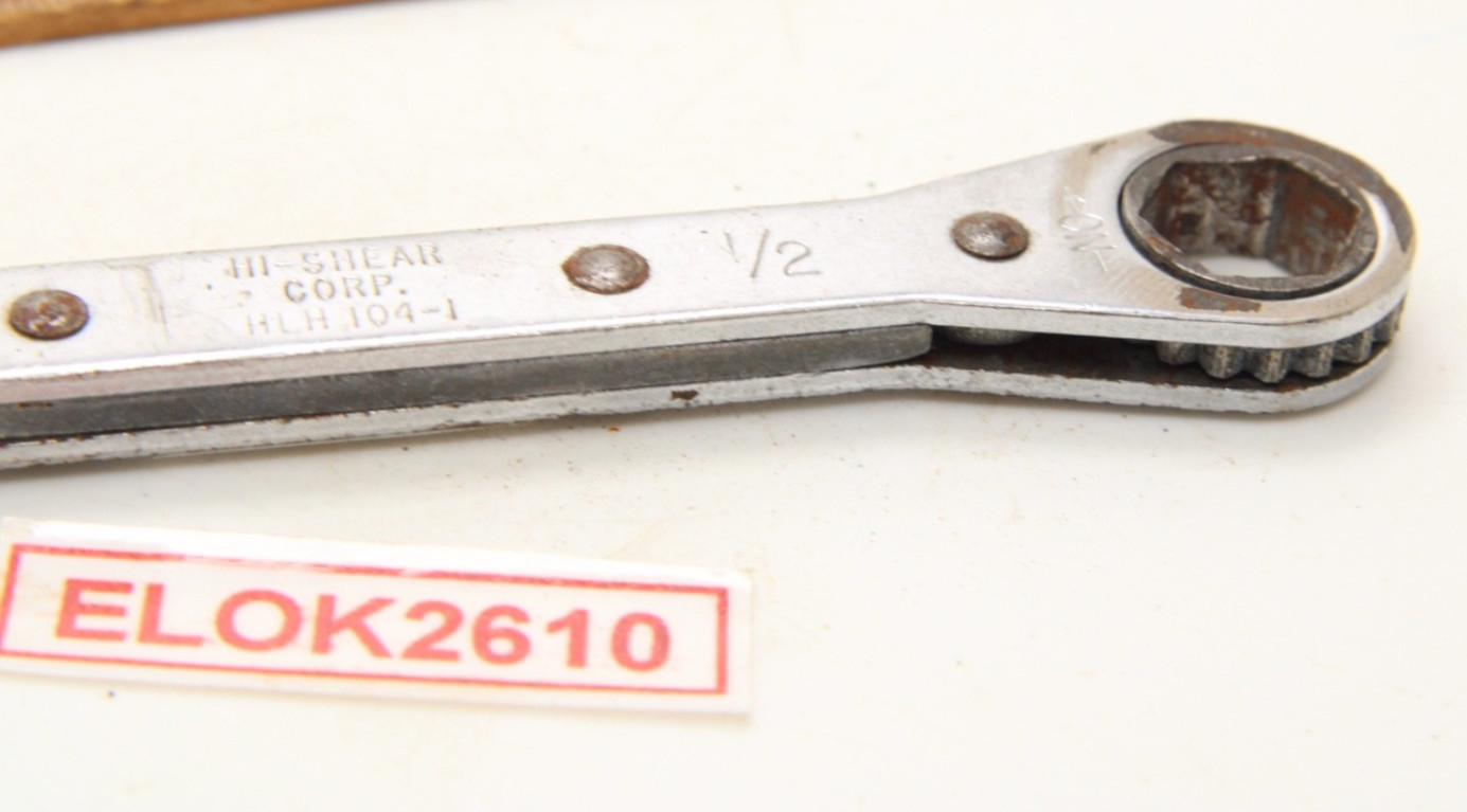 Hi-Shear HLH 104-1 7/16″ x 1/2” 6 Point SAE Ratcheting Box Wrench