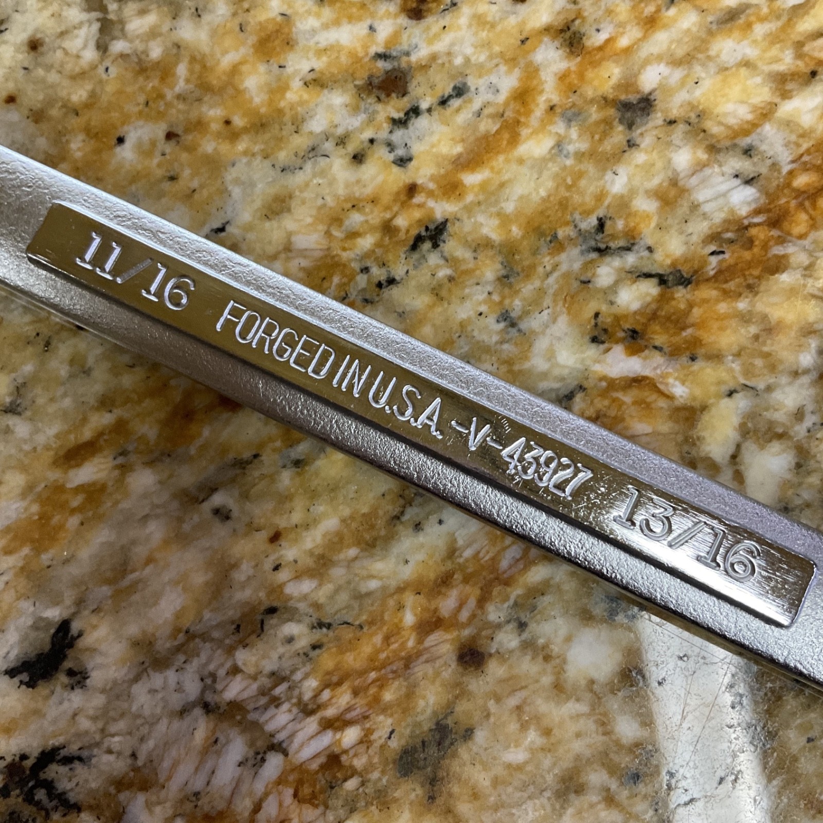Vtg Craftsman 11/16″ & 13/16″ Double Box Wrench V-43927 USA !SHIPS FREE! CLEAN!!