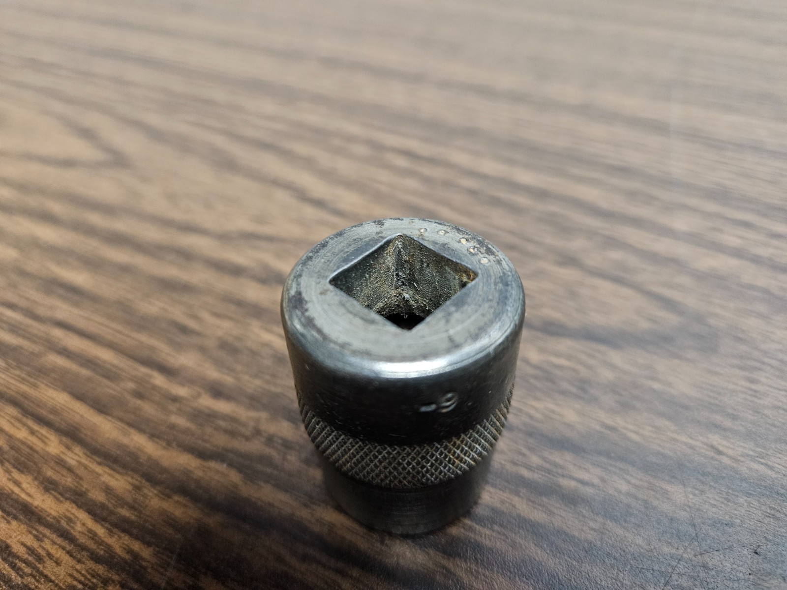 Vintage Snap-On 25/32″ 1/2″ Drive 6 Point Shallow Impact Socket USA