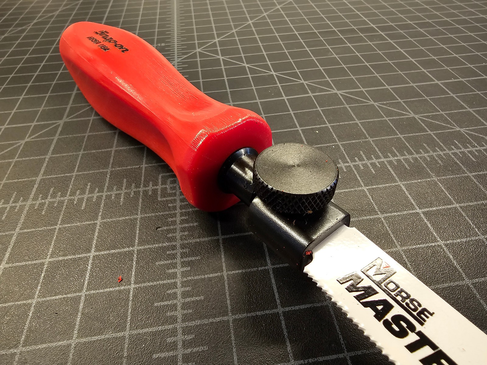 Snap-on Tools RED Hard Handle Quick Cutter Hand Saw w/ Morse Blade USA NEW!