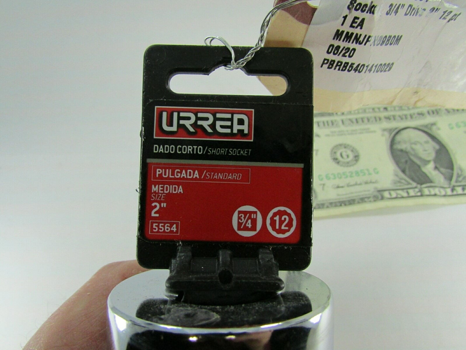 New Urrea 5564 Military Surplus 3/4″ Drive 2 Inch 12 Pt Socket NSN 5120013785398