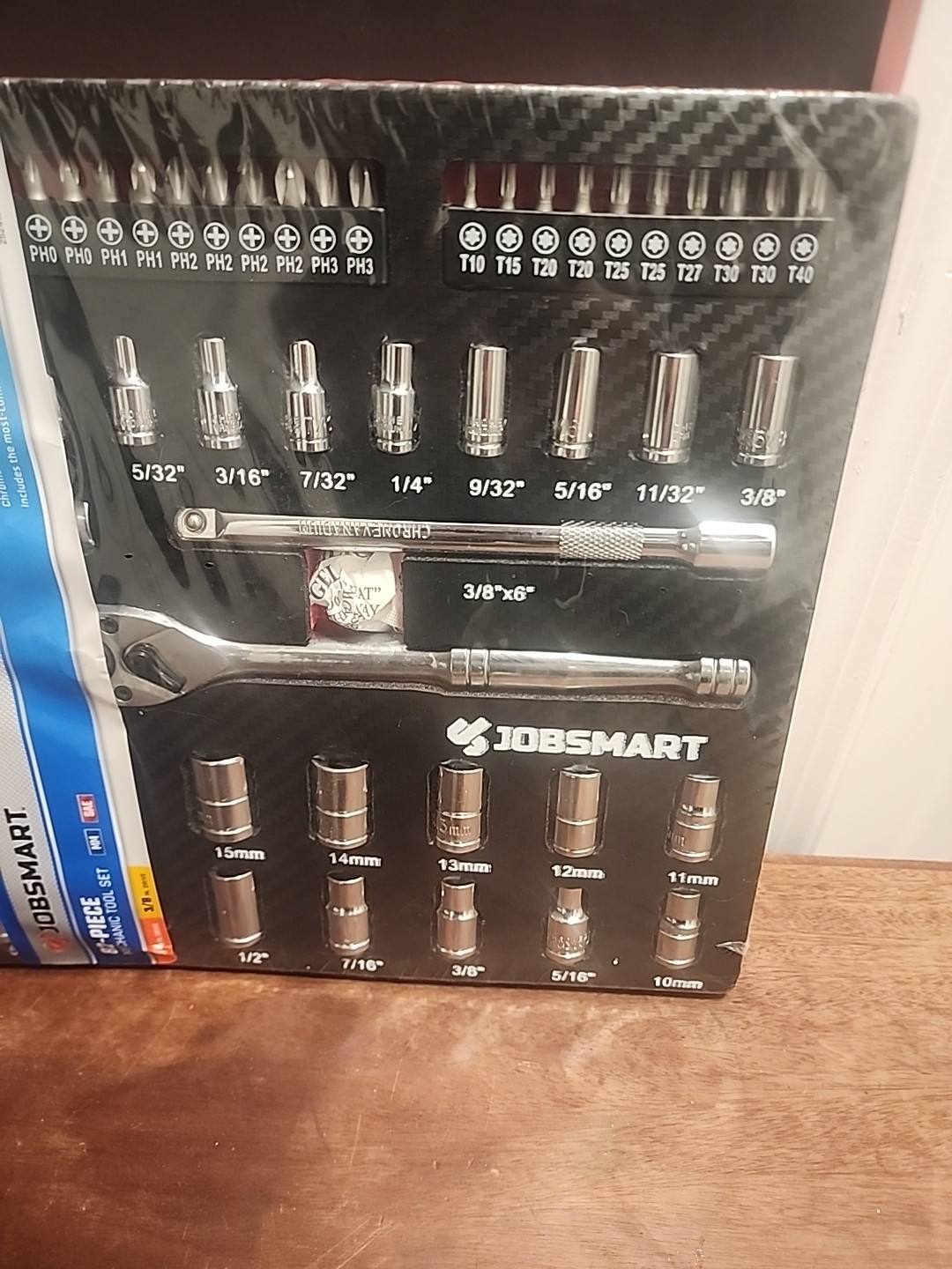 JobSmart 82 pc. 3/8 in. Drive and 1/4 in. Drive Mechanic’s Tool Set