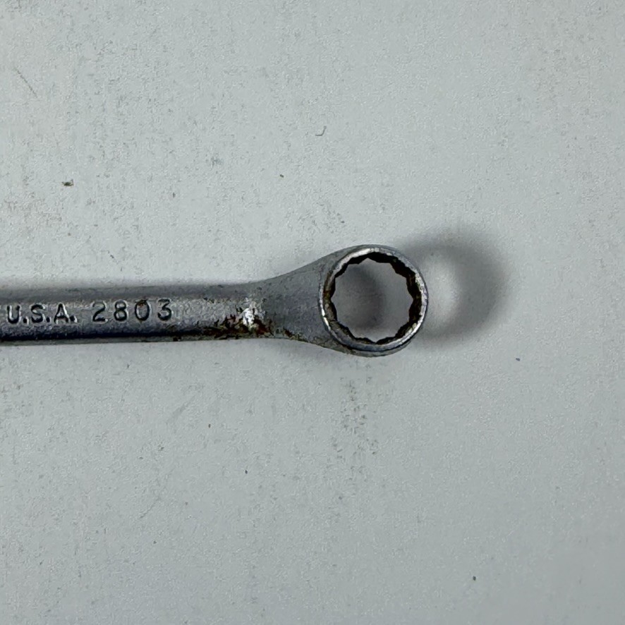 Bonney 2803 USA 12 Point 5/16 x 3/8 Offset Double Box End Wrench