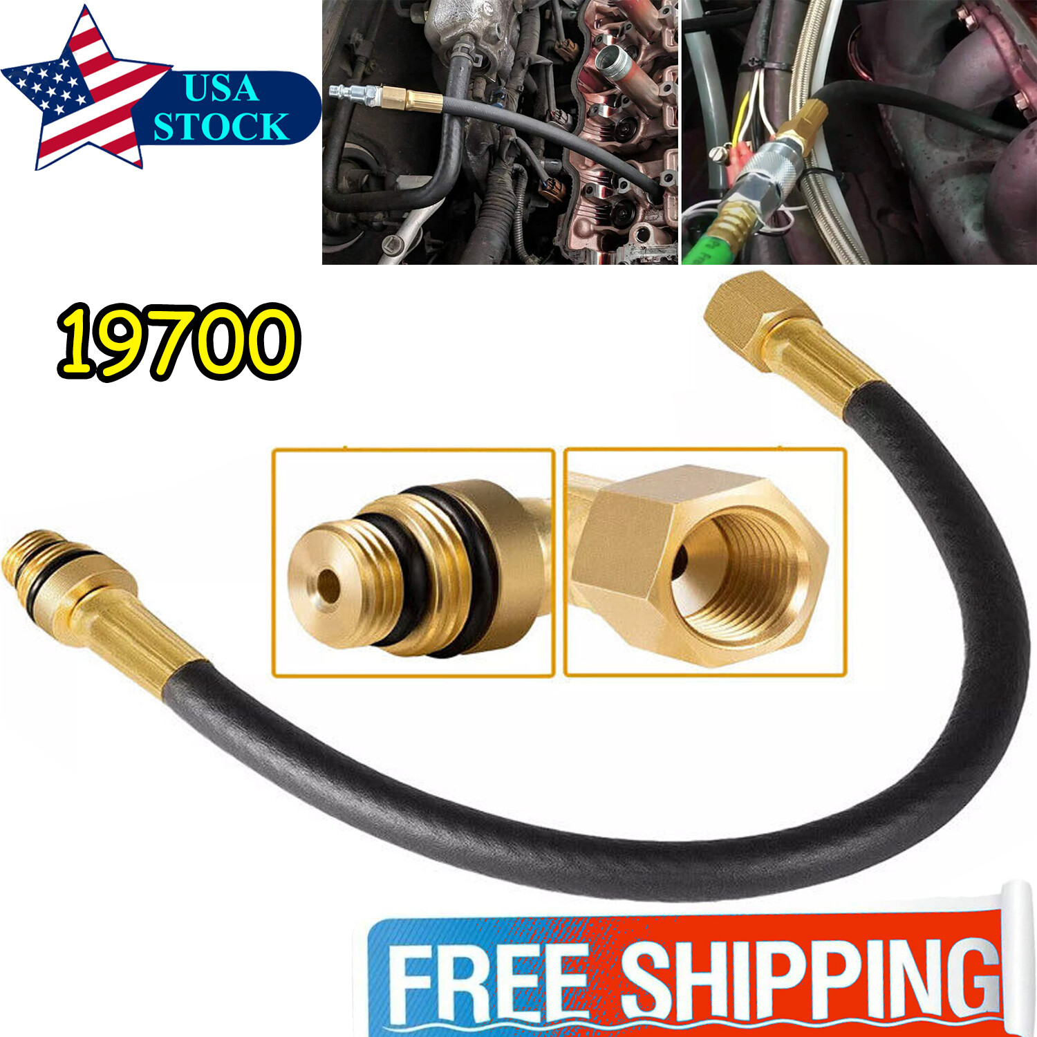 19700 Air Operated Valve Spring Holder 12″ Flexible Hose Power Hose Tool Holding