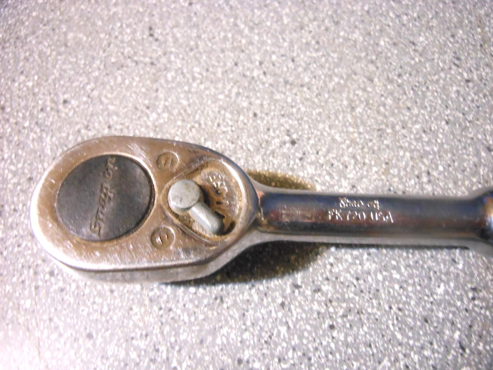 Snap-On FK720 3/8″ Drive Stubby 4″ Ratchet Made In USA gAo
