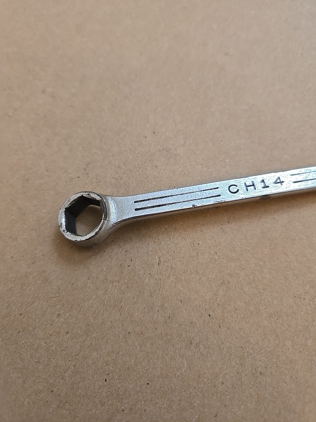 Mac Tools 7/16″ 6PT SAE Short Chrome Combination Wrench USA CH14