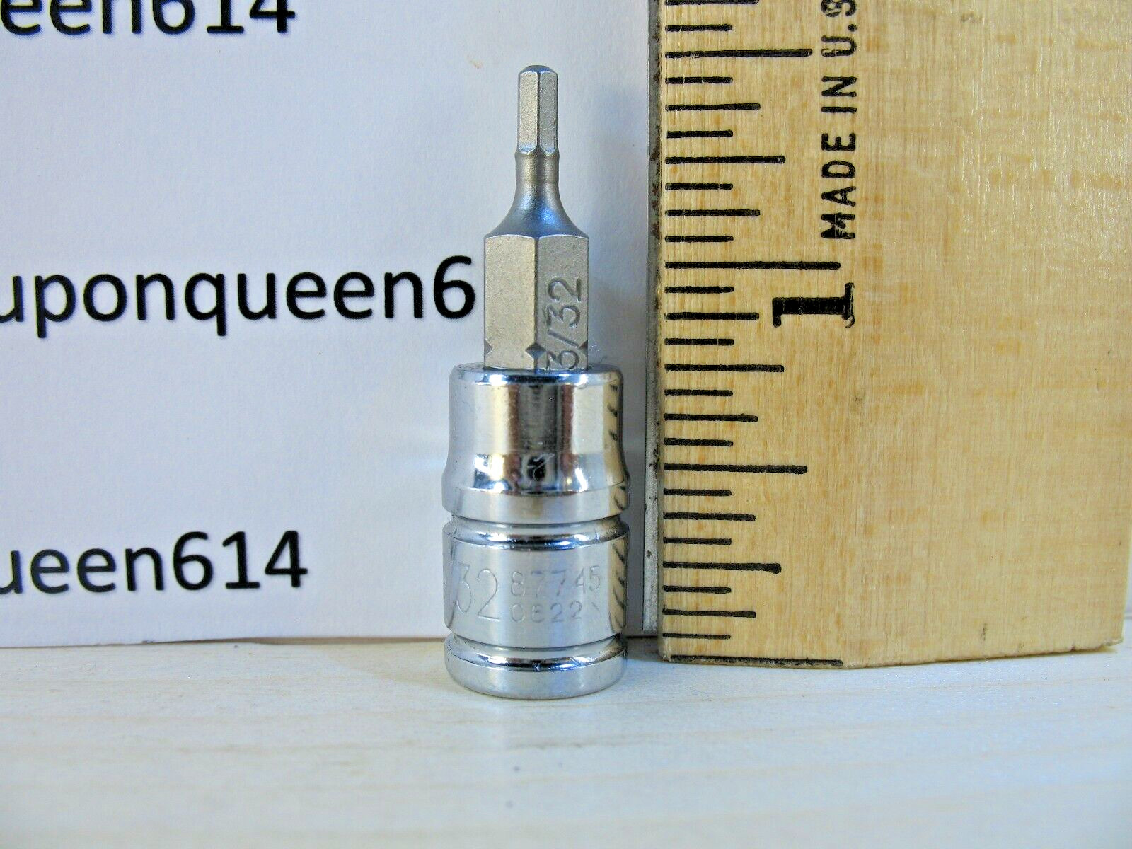 KOBALT 87745-0622, 1/4″ Drive Hex Bit Socket 3/32″ – Brand New