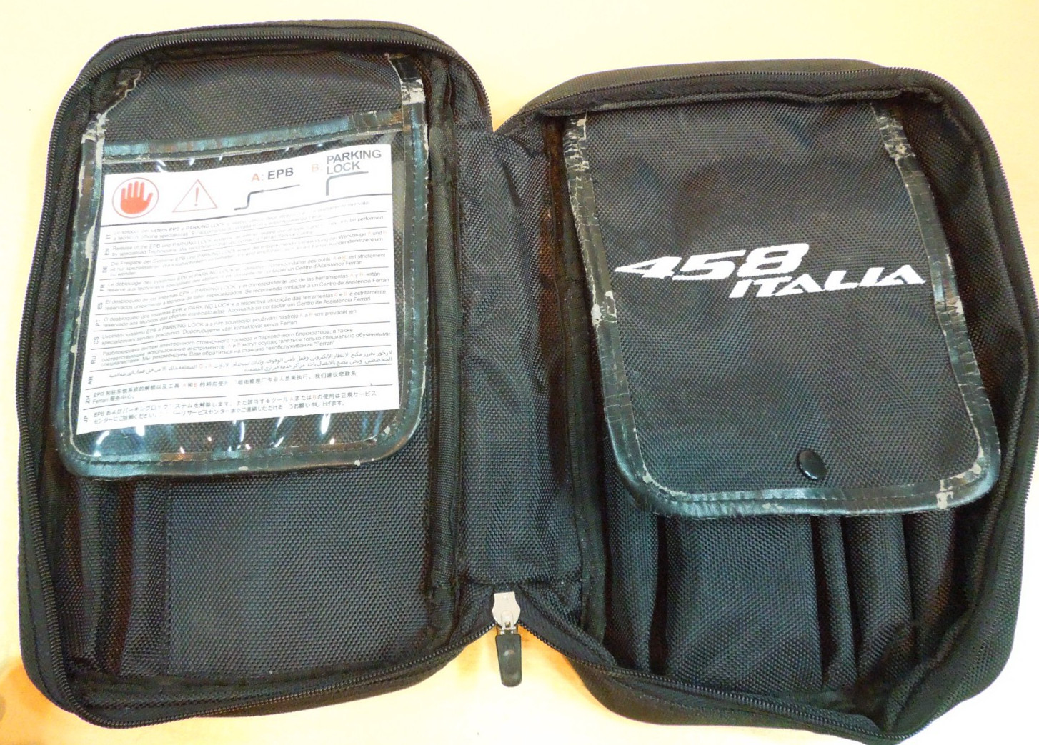 FERRARI 458 ITALIA TOOL POUCH