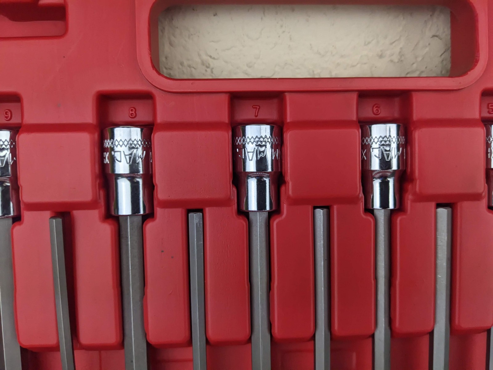 #bo766 Mac Tools SXH60B 60 PC. 3/8″ Master Hex Driver Socket Set EXCELLENT