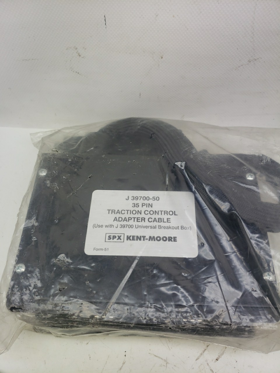 KENT MOORE TOOL J-39700-50 PIN TRACTION CONTROL ADAPTER CABLE & OVERLAY