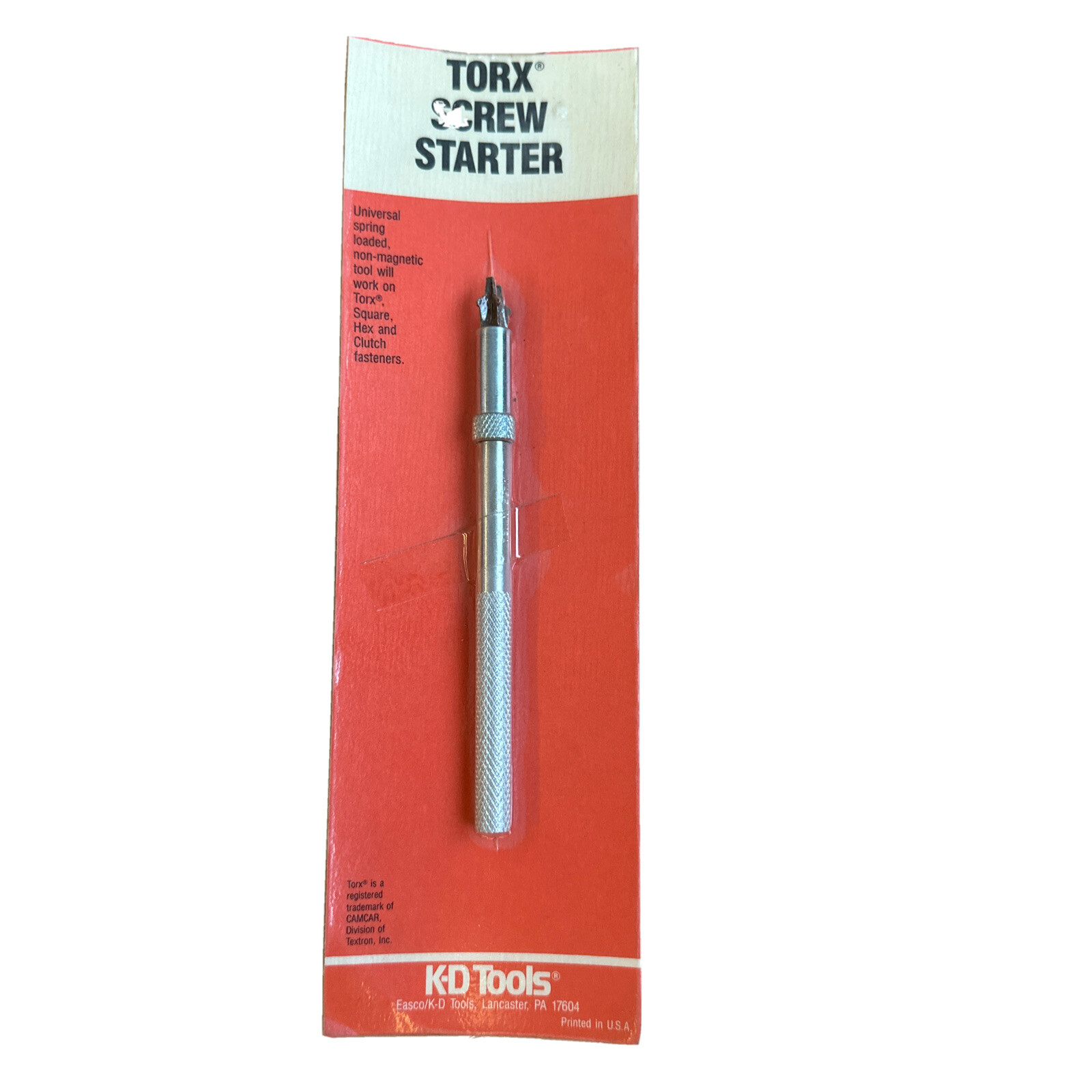 Torx Screw Starter #3279 KD Tools For Torx Square Hex Clutch Fasteners (AL-40)