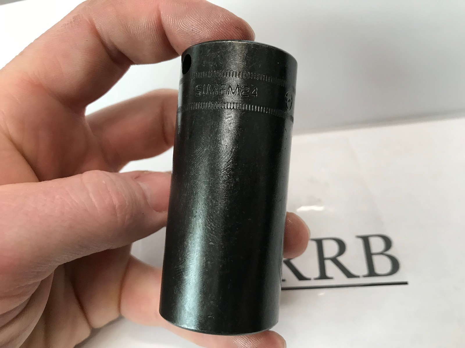 Snap-On Tools USA NEW 3/8″ Drive 24mm Metric Deep 6 Point Impact Socket SIMFM24