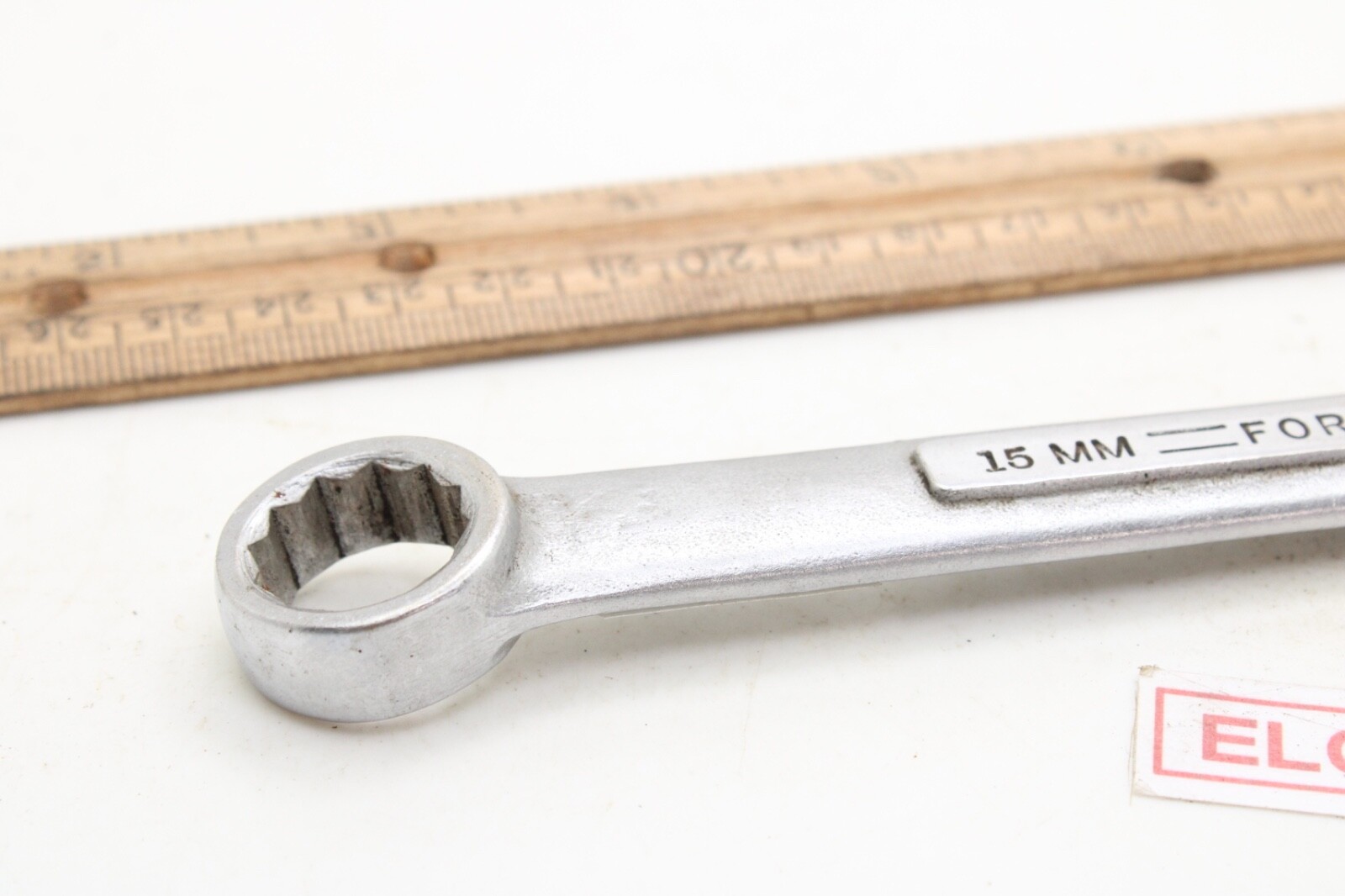 Craftsman =V= Series 15MM 12 Point Metric Combination Wrench Chrome 7.75″ USA