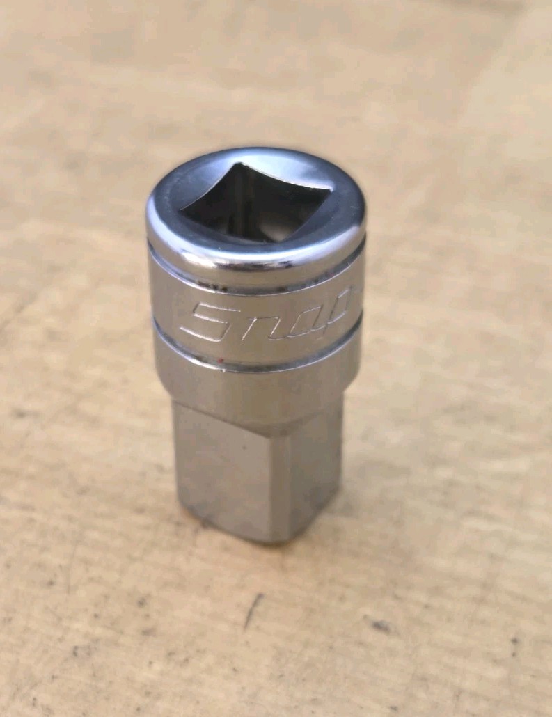 New Snap On A2A – 3/8″ Internal Drive To 1/2″ External Drive Adapter.