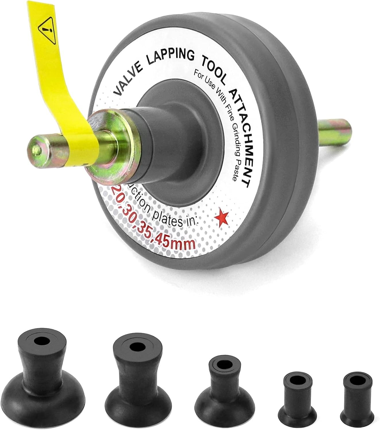 Valve Lapping Tool Kit Valve Lapping Tool & Compound Kit with 5 Suction Plate…