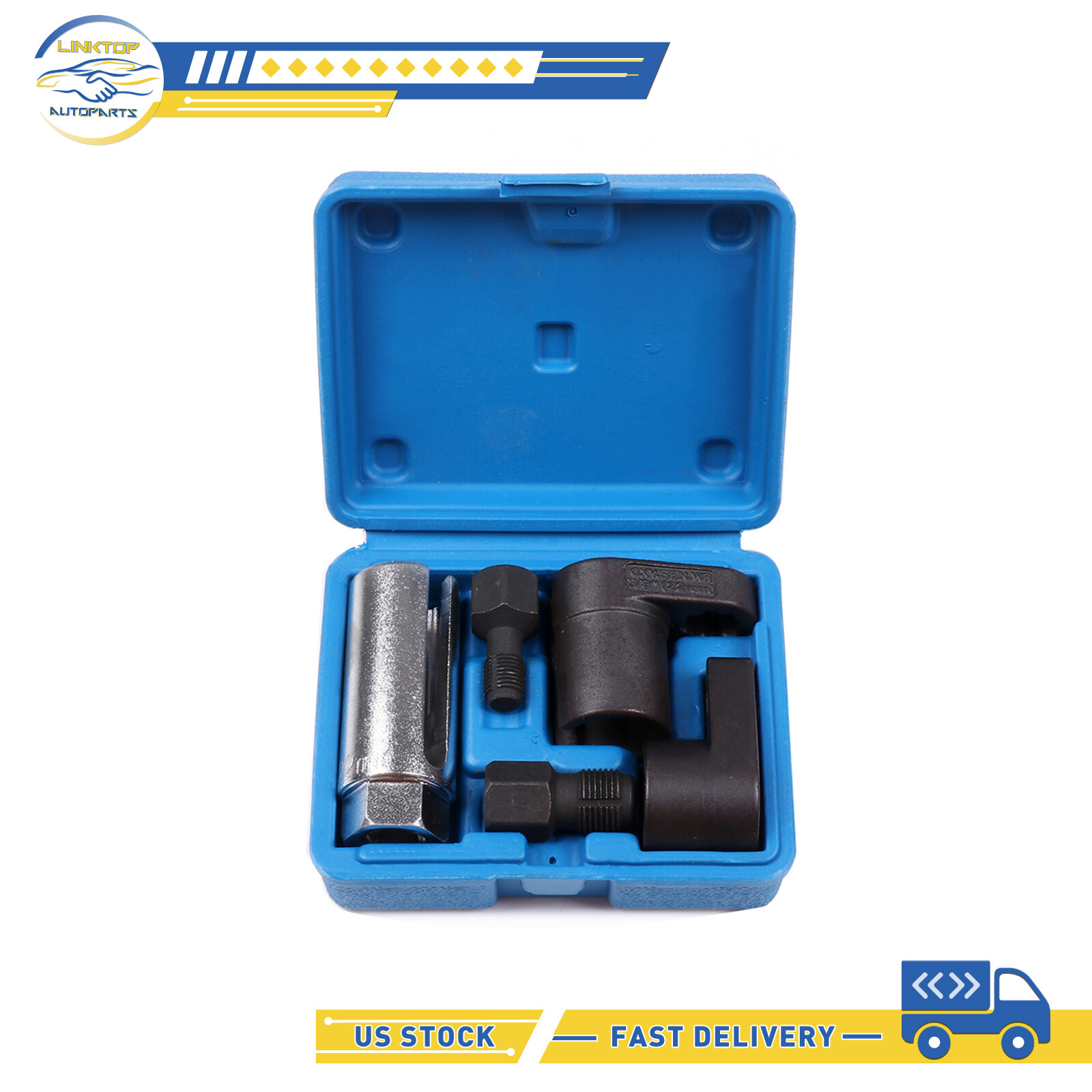 INSTALL OFFSET WRENCH TOOLS VACUUM M12 M18 OXYGEN SENSOR SOCKET O2 THREAD CHASER