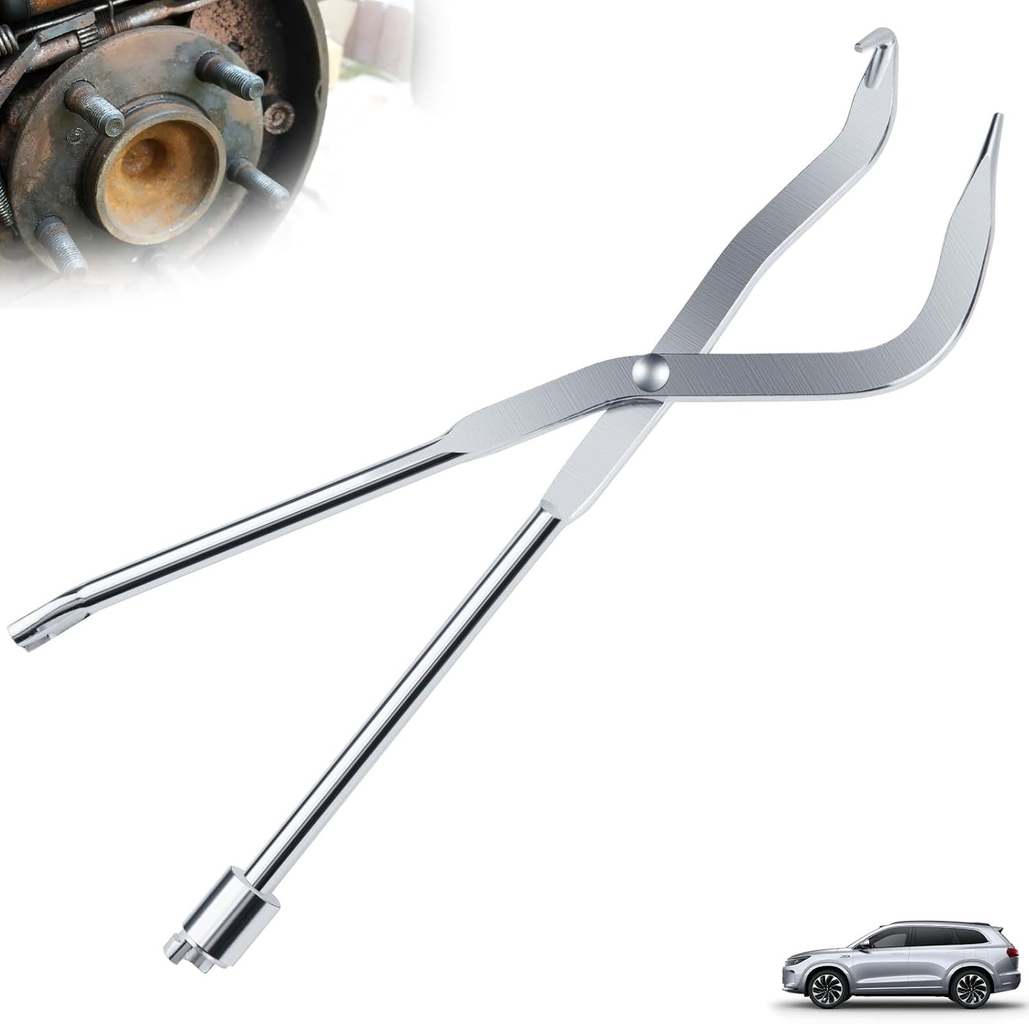 Brake Spring Pliers, Drum Brake Adjusting Tools, Shoe Return Spring Install