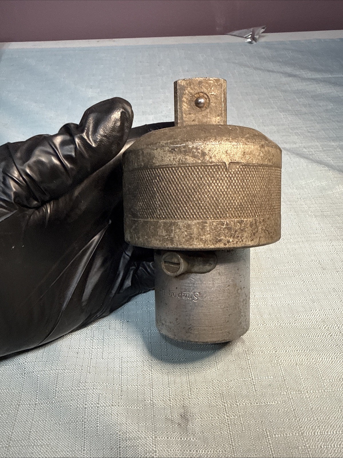 Snap On Tools 1” Drive Heavy Duty Knurled Ratcheting Socket Adapter L673