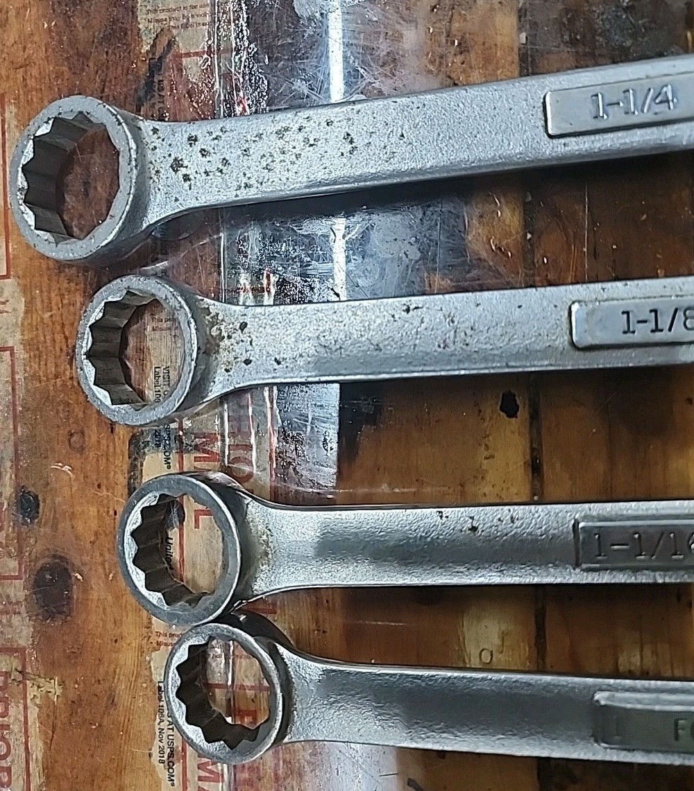 Craftsman Large 44705,44706, 44707, 44708, Combination Wrench Set USA Made