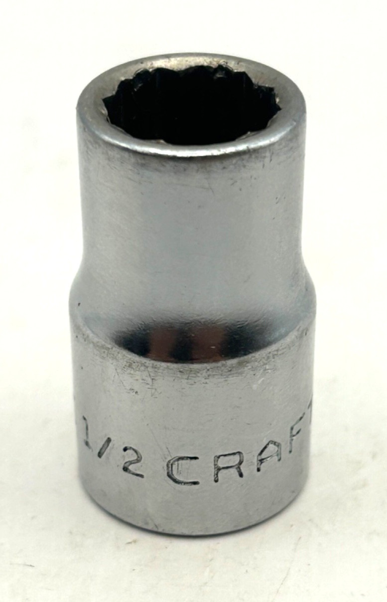 Craftsman SAE Socket Lot 7/16 1/2 11/16 3/4 12 Point Mixed Sizes USA