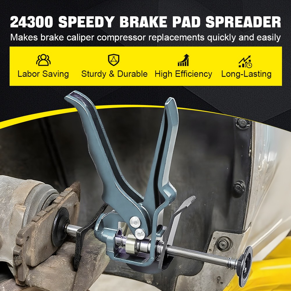 NEW Speedy Brake Pad Spreader Single Piston Brake Caliper Compressor Tool 24300