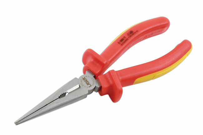 Laser 7469 Insulated Long Nose Pliers 1000v 200mm