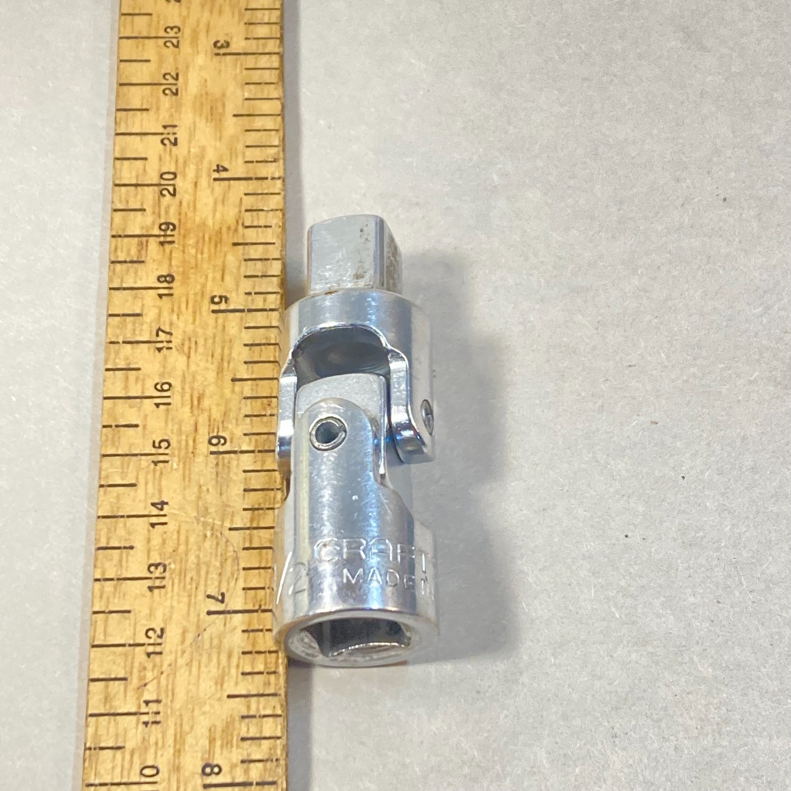 Vintage Craftsman 1/2″ Swivel Socket Adaptor 1/2″ Drive -V- #4425 USA