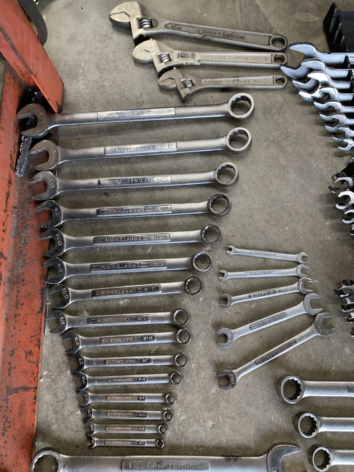 100% USA Craftsman Massive Tool Lot 13 COMPLETE WRENCH SETS SAE & Metric 196Pc