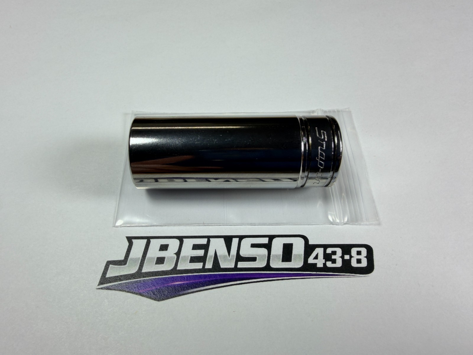 Snap-On Tools USA NEW 3/8″ Drive 3/4″ SAE 6pt Deep Chrome Socket SFS241