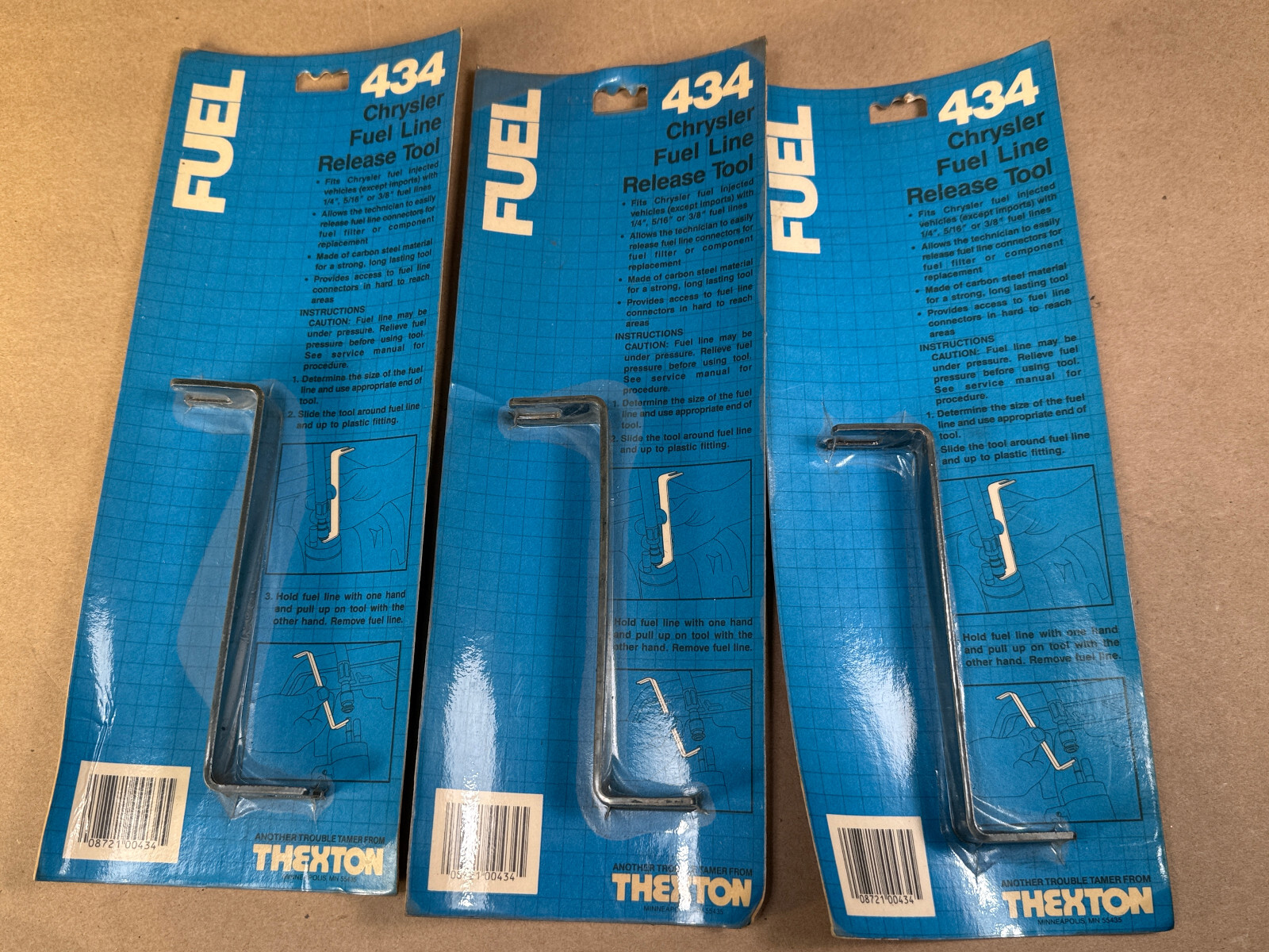NOS in Package – Thexton 434 Chrysler Fuel Line Release Tool – FREE SHIPPING