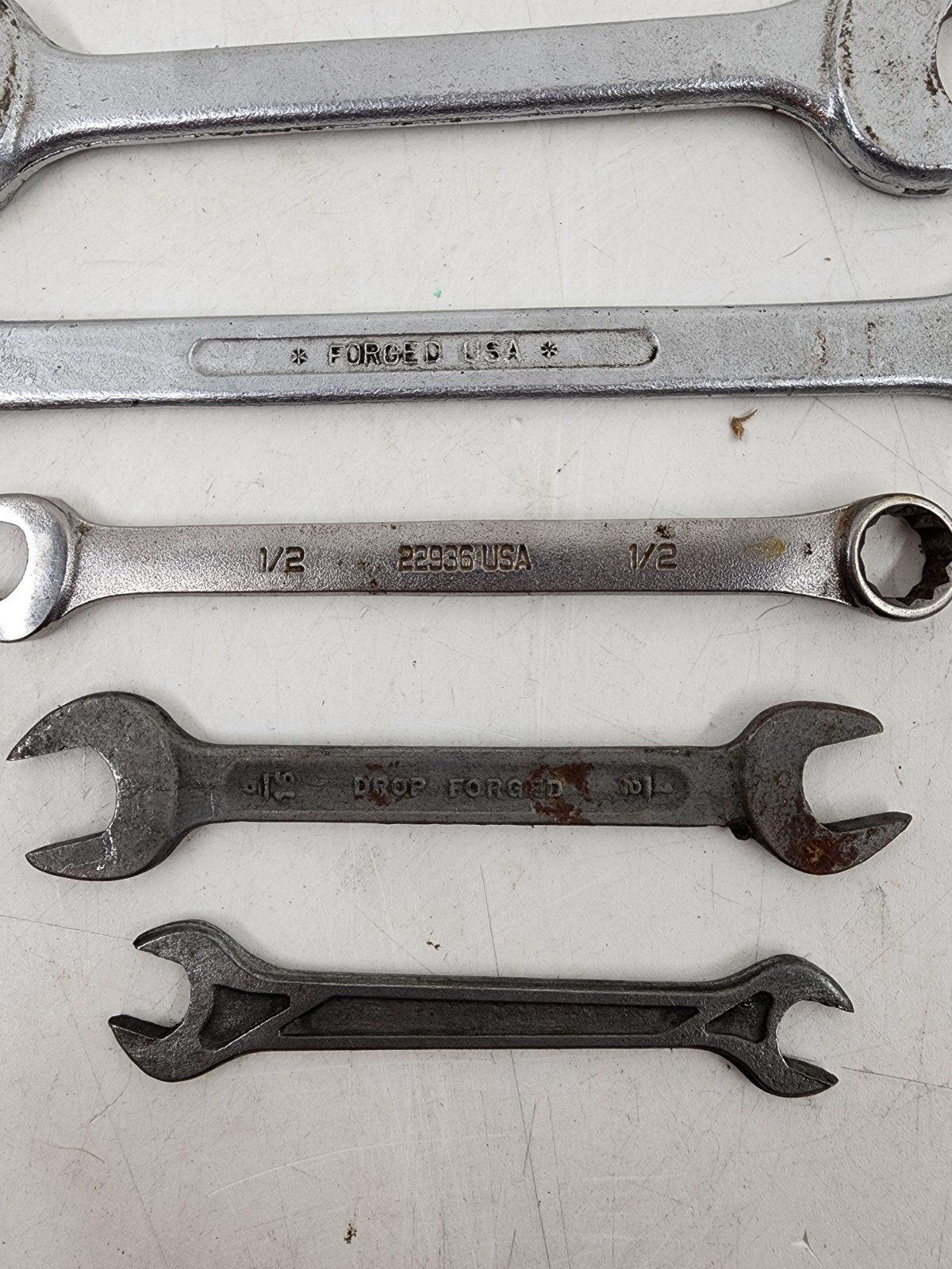USA Made Wrenches Various Brands And Sizes Metric Standard Lot Of 13