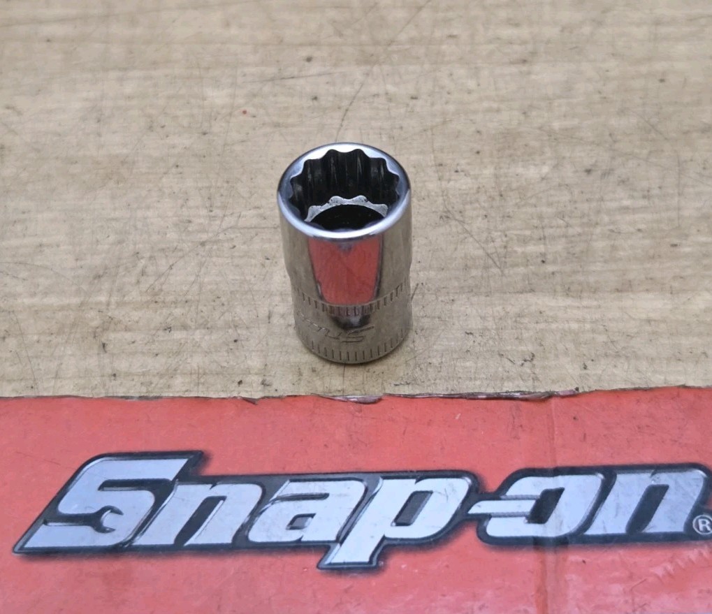 New Snap On TMMD10 – 1/4″ Drive 10mm Shallow 12Pt Chrome Socket