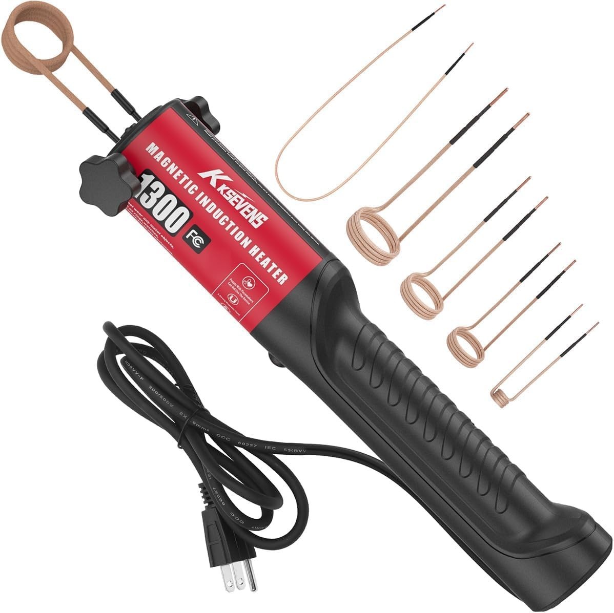 Efficient 1300W Induction Heater with Ergonomic Handle – Rusted Screw Solution