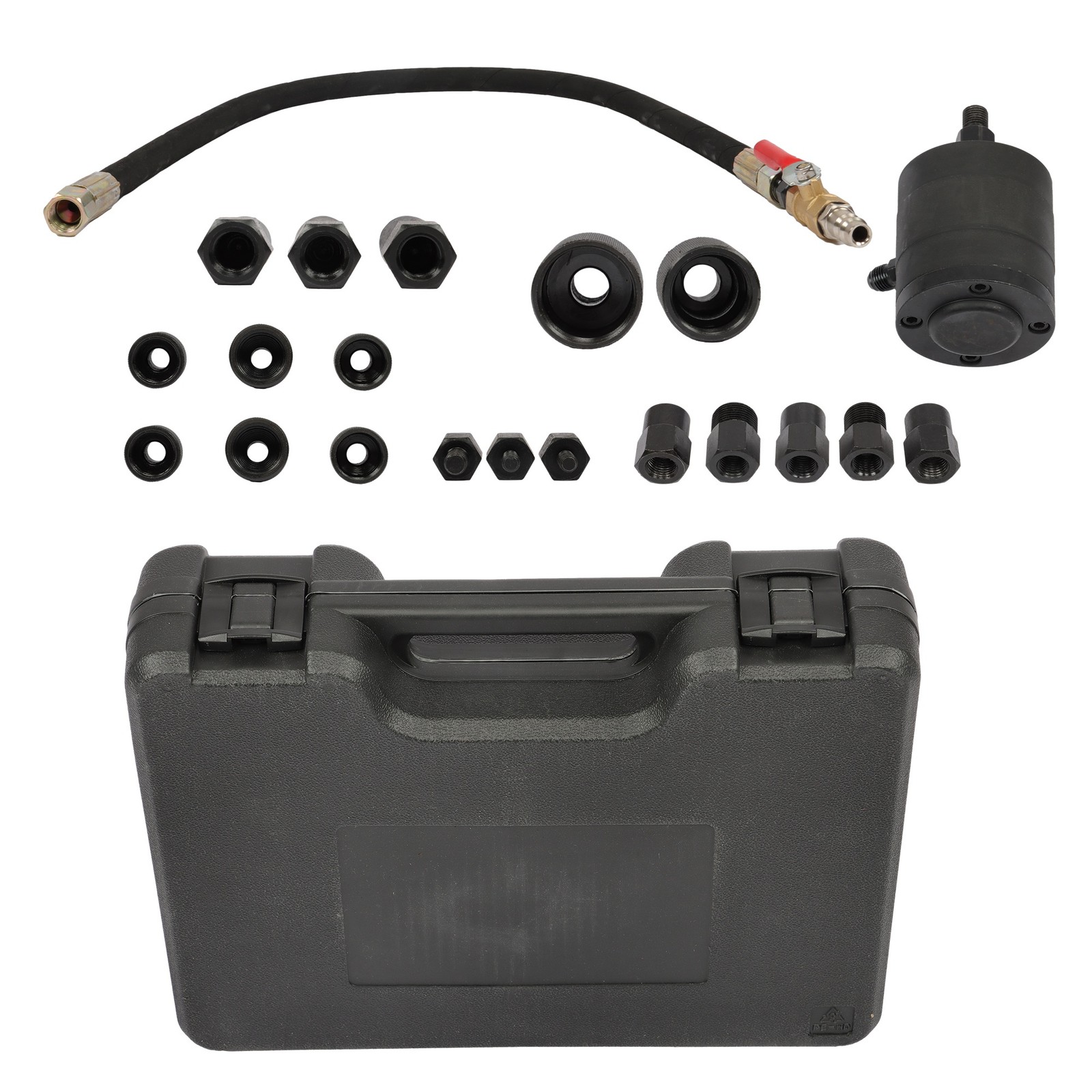 21x Professional Diesel Pneumatic Injector Extractor Puller Adapters Kit w/Case