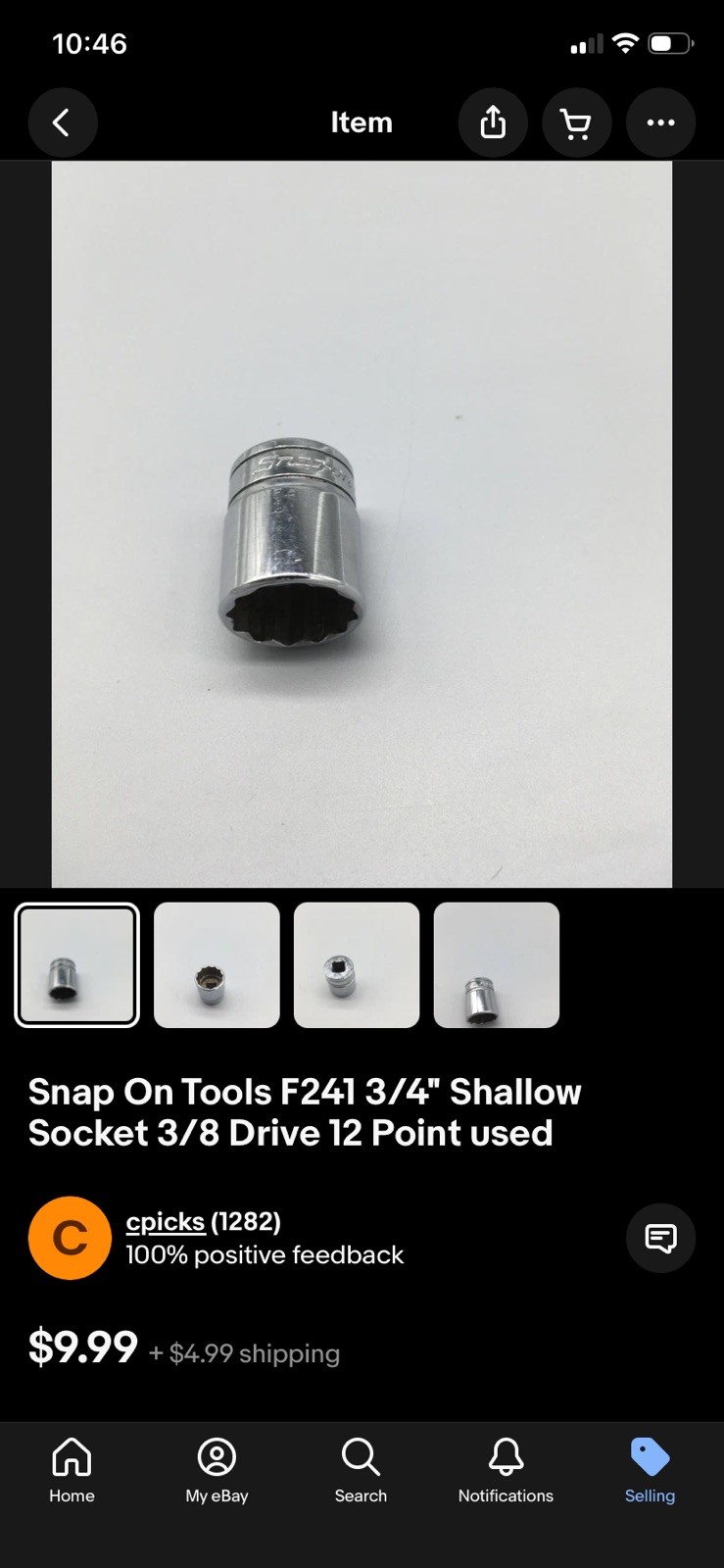 snap on socket lot – assorted