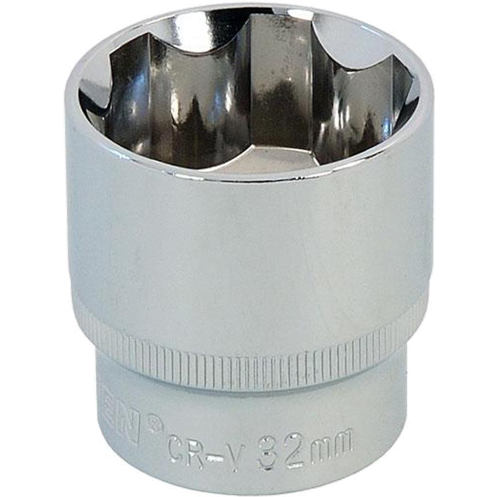 Neilsen 1/2″ Drive Standard Shallow Square Metric Single Socket 32mm